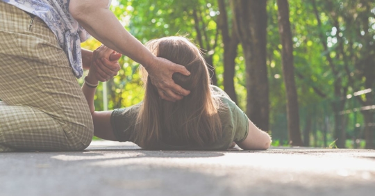 woman who slip and fell